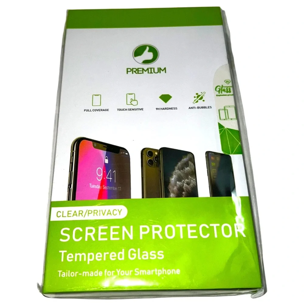 iPhone 12/ iPhone 12 Pro Screen Protector (Clear/Privacy)-3 Pack